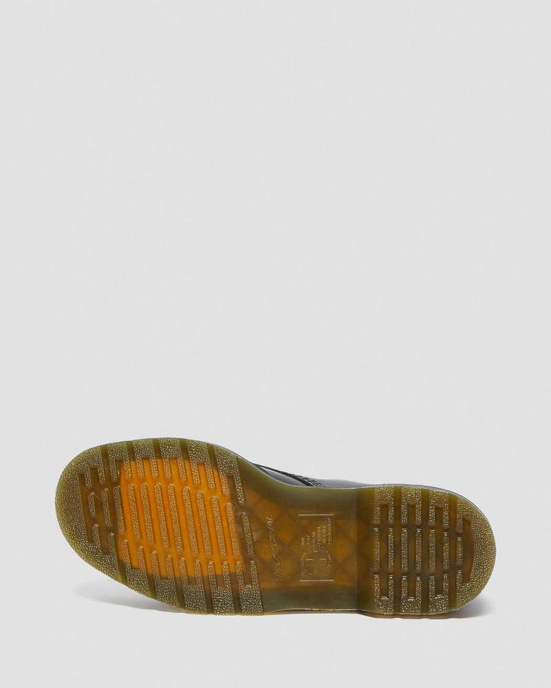 Dr Martens 1460 Guard Panel Lær Snørestøvletter Dame Svarte | Norge 609WNB
